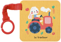 Livre-poussette en tissu : le tracteur