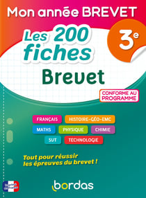Mon Année Brevet Les 200 fiches Brevet 3e