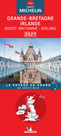 Carte Nationale GRANDE BRETAGNE IRLANDE/ GROOT-BRITANNIË . IERLAND 2027