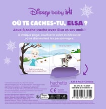 DISNEY BABY - Où te caches-tu Elsa ? Avec des volets à soulever