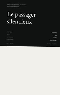 PASSAGER SILENCIEUX