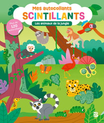 Autocollants scintillants - Les animaux de la jungle