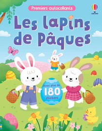 Les lapins de Pâques - Premiers autocollants - dès 3 ans