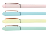 1 stylo plume - Bleu - Plumink irisé spécial gaucher - Plume moyenne - Ink - Coloris assortis
