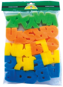 26 éponges alphabet
