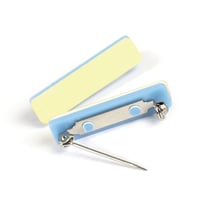 Lot de 10 barrettes broches adhésives