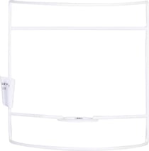 Carcasse en rilsan - Applique murale 1/2 - 20 cm - blanc