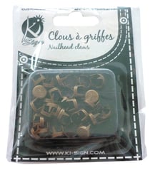Clous à griffes - spirale antic bronze