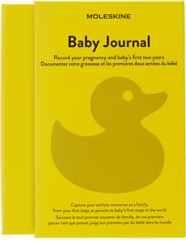 Carnet Moleskine - Jaune - 13 x 21 cm -400 pages - Passion bébé