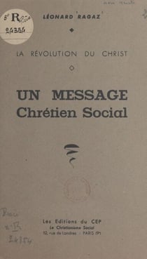 La révolution du Christ - Un message chrétien social