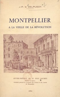 Montpellier à la veille de la Révolution