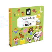 Magneti'Stories - La Ferme - 30 Magnets en Forme d'Animaux et Elements de Décor