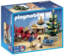 Salon avec décorations Noël - Playmobil 4892