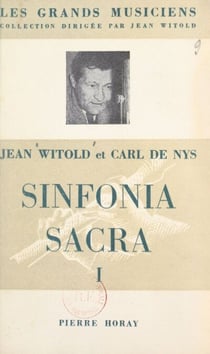 Sinfonia sacra - Première série