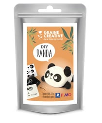 Pâte Fimo panda - 2x25 g