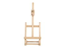 Petit chevalet de table d'exposition Monali en bois de pin