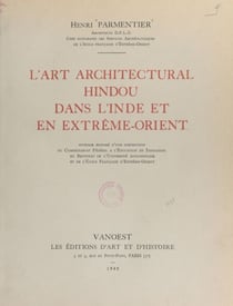 L'art architectural hindou dans l'Inde et en Extrême-Orient