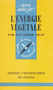 L'énergie végétale