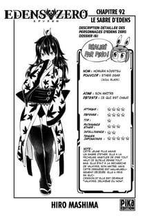 Edens Zero Chapitre 092 - Le sabre d'Edens