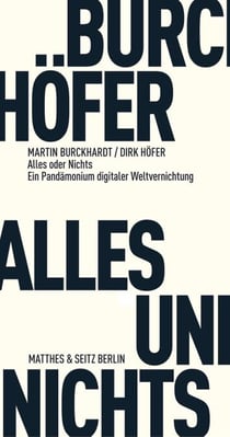 Alles und Nichts - Ein Pandämonium digitaler Weltvernichtung