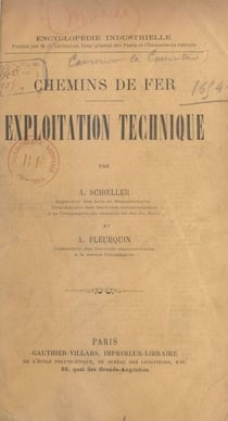 Chemins de fer - Exploitation technique