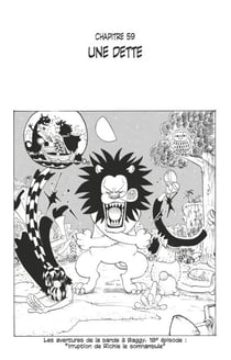One Piece édition originale - Chapitre 59 - Une dette