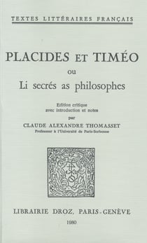 Placides et Timéo ou Li secrés as philosophes