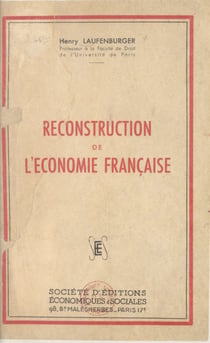 Reconstruction de l'économie française