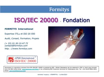 ISO 20000:2013 Fondation - Extrait + accès support complet et videos