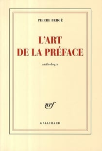 L'art de la préface