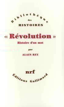 Révolution, histoire d'un mot