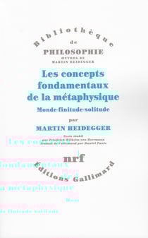 Les concepts fondamentaux de la metaphysique(monde - finitude -