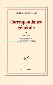 Correspondance générale Tome 9 - 1945-1950