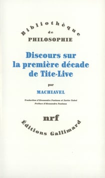 Discours sur la première décade de Tite-Live