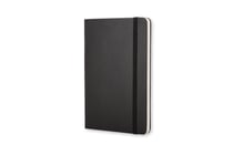Carnet - 13 x 21 cm - Moleskine - 80 pages unies - Noir