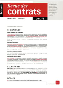 Revue des contrats n.2017/2
