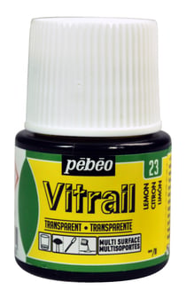 Peinture Vitrail Pébéo 45 ml - Citron