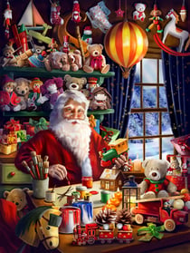 Calendrier de l'avent l'atelier du Père Noël - evangelisti