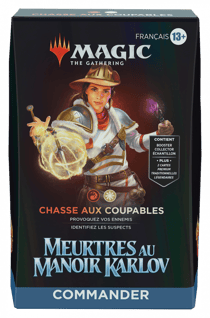 Deck Commander Magi : The Gathering - Chasse aux coupables Meurtres au Manoir Karlov