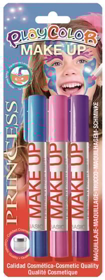 3 sticks de maquillage PlayColor - Princesse