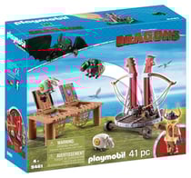 Gueulfor avec baliste lance-mouton - Playmobil® - DreamWorks Dragons © - 9461