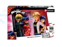 Puzzle 100 p - Adrien et Marinette / Miraculous