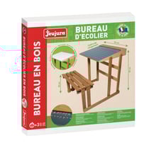 Bureau d'écolier en bois avec pupitre Jeujura