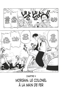 One Piece édition originale - Chapitre 04 - Morgan, le colonel à la main de fer