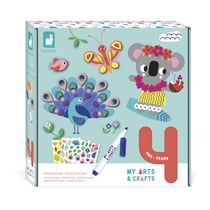 My Arts & Crafts - 4 Ans Multiactivités - 9 Réalisations - Kit Loisir Créatif Enfant - Apprentissage Motricité Fine et Concentration