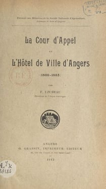 La Cour d'appel à l'hôtel de ville d'Angers (1800-1885)
