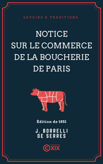 Notice sur le commerce de la boucherie de Paris
