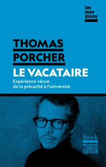 Le vacataire - Expérience vécue de la précarité à l université