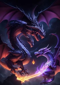 Dragon's Symphony: The Battle of Shadows and Light