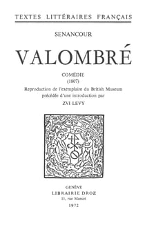 Valombré : comédie - (1807)